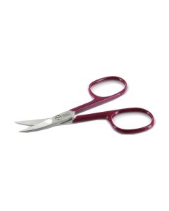 Ciseaux à Ongles Courbes Bordeaux - Beauty Charm - Hygiène &