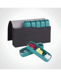 Pillulier Semainier Rouge Anycare - Organisation Médicaments