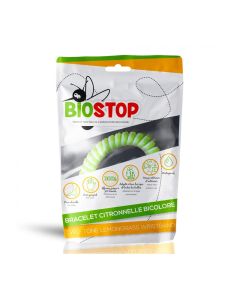 Bracelet Citronnel Biostop - Répulsif Moustiques Naturel