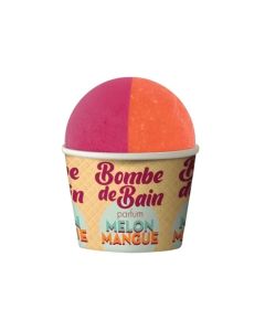 Bombe de Bain Melon Mangue - Bain de Provence - Parfum Fruité