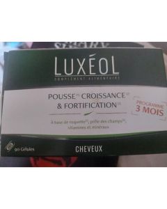 Luxéol Pousse Croissance - Cheveux & Ongles - 90 Gélules