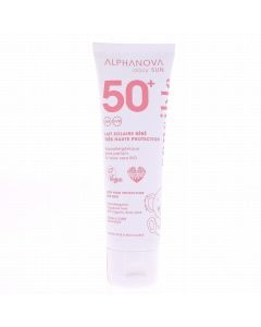 Lait Solaire Bébé SPF 50+ - Alphanova Bébé - Très Haute