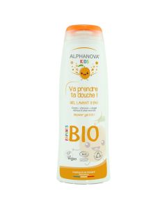 Alphanova Gel Lavant 3en1 Abricot 250g - Hygiène Bio Douche