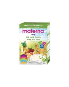 Materna Farine Blé Lait 5 Fruits 200g - Céréales Bébé - Boticinal