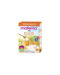 Materna Farine Blé Lait Miel 200g - Céréales Bébé - Boticinal