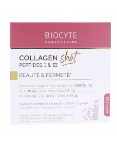 Biocyte Collagen Shot Peptides - Anti-âge - Boîte de 10