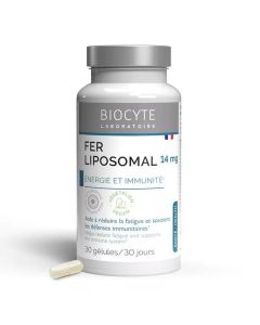 Biocyte Fer Liposomal 30 Gélules - Fatigue & Vitalité