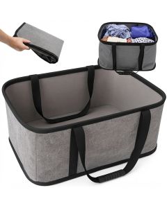 Panier à Linge Pliable Avec Poignées Multifonctionnel