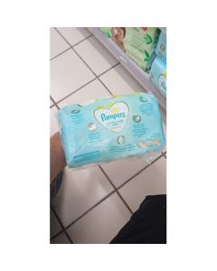 Pampers Lingettes Sensitive Boîte de 56 - Peau Délicate Bébé