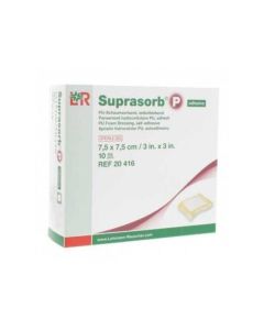 Suprasorb P Adhésif 7.5x7.5cm - Pansement Mousse Stérile