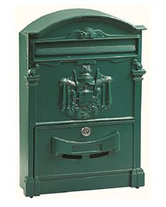 Boîte aux lettres en aluminium - Boite postal - Rustique - Inoxydable - Vert