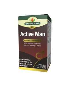 Natures-Aid Activ Man - Stimulant Homme - 60 Gélules