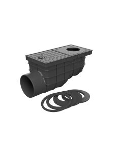 Descente CHUDEJ EP S/LAT D110 avec CLAPET 305X155 MM