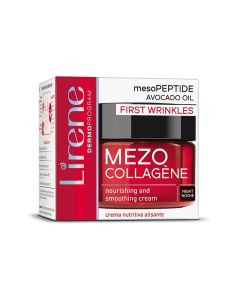 Lirene Mezo Collagène Crème de Nuit Huile d'Avocat 50ml - Anti