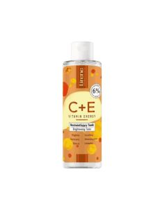 Eau Tonique Vitaminée C+E Lirene 200ml - Éclat & Fraîcheur