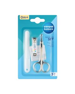 Set Ciseaux Bébé Canpol - Soin des Ongles Délicats