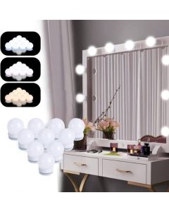Pack 10 Lampes LED pour Miroir de Maquillage