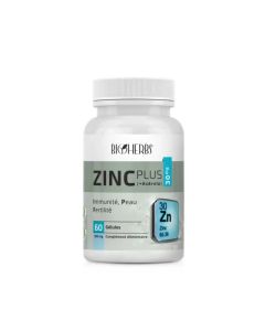BioHerbs Zinc+ 60 Comprimés | Soutien Immunitaire & Peau