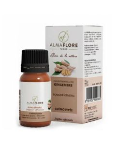 Huile Essentielle Gingembre Almaflore 10 ml - Aromathérapie Bio