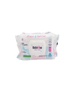 Babirose Lingettes Bébé Boîte de 72 - Nettoyage Doux | Boticinal