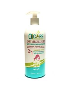 Olcare Eau Micellaire 500 ml - Nettoyant Visage Doux