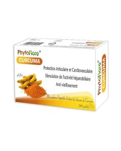 Phytoflore Curcuma 30 Comprimés - Digestion & Bien-être