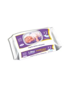 Lilas Lingettes Confort Max (72) - Hygiène Mains | Boticinal