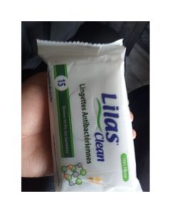 Lilas Lingettes Anti-Bactériennes - Hygiène Mains - Boticinal