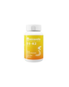 Miravella D3-K2 - Complément Alimentaire - Boîte de 30