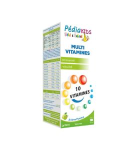 Pediakids Multi Vitamines Sirop Pomme 150 ml - Vitalité Enfant