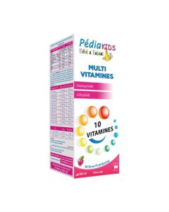 Pediakids Multi Vitamines Sirop Framboise 150 ml - Vitalité