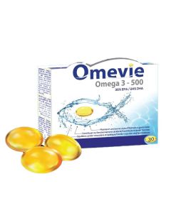 Omévie Omega 3 Vital 500mg - Santé Cardiovasculaire | Boticinal