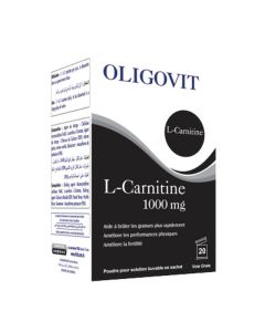 Oligovit L-Carnitine 1000mg - Énergie & Sport - 20 Sachets