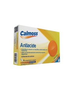 Calmoss Antiacide 16 Comprimés - Soulagement Digestif Rapide