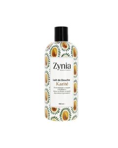 Lait de Douche Karité Zynia 400 ml - Peau Douce & Hydratée
