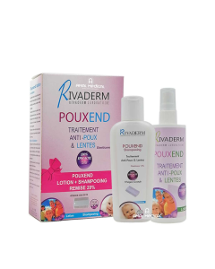 Rivaderm Pouxend Coffret Anti-Poux - Lotion & Shampoing Enfants