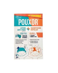 Pouxor Pack Anti-Poux Lotion + Shampoing - Traitement Complet