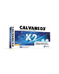 Calvans Vitamine D3 Boîte de 30 - Soutien Immunitaire & Osseux