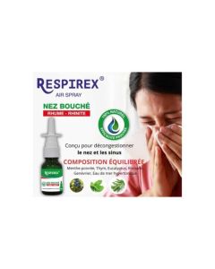 Respirex Spray Nez Bouché 15ml - Dégage les Voies Respiratoires