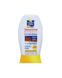 Veryderm Lait Solaire Peau Sensible SPF50+ 200ml - Protection