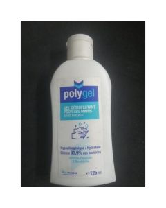 PolygEL Désinfectant 125 ml - Gel Hydroalcoolique Mains