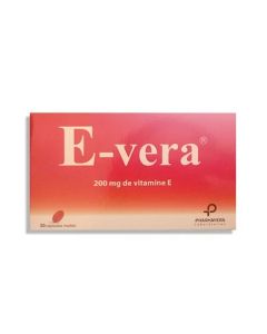 E-Vera Vitamine E 200mg - nan - Beauté de la Peau & Antioxydant