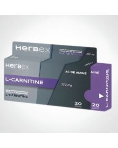 Herbex L-Carnitine 20 Gélules - Complément Alimentaire Sport