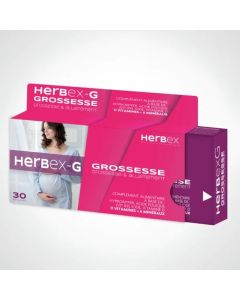 Herbex-G Grossesse 30 Gélules - Complément Alimentaire Maman