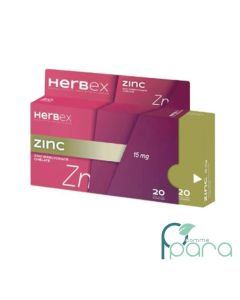 Herbex Zinc 20 Gélules - Complément Alimentaire Vitalité