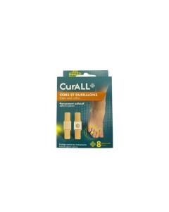 Curall Pansements Cors et Durillons - Boîte de 8