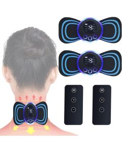 Mini Masseur Électrique EMS Écran LCD 8 Modes & Télécommande