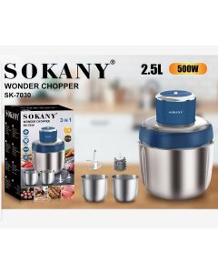 Hachoir à viande Sokany Sk-7030 Tunisie - 2.5 litres - 500W en Inox