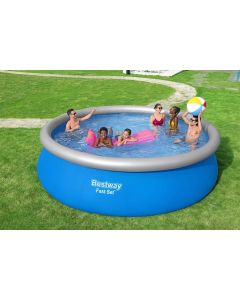 Piscine Autoportante Bestway Fast Set D 457 x 122 cm + Filtre à Cartouche + Échelle