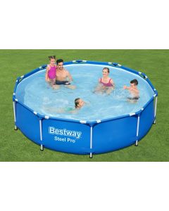 Piscine Hors Sol Bestway Steel Pro Max Ronde D 305 x 76 cm + Filtre à Cartouche